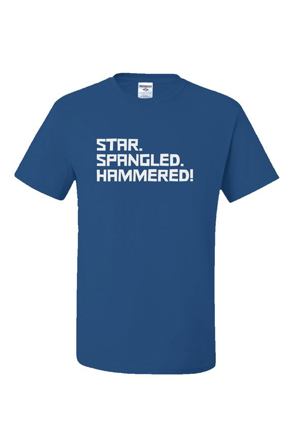 STAR SPANGLED HAMMERED - BLUE SHIRT (M)